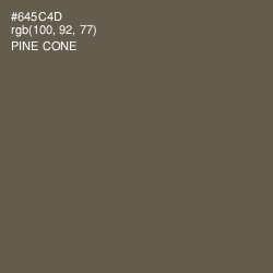 #645C4D - Pine Cone Color Image